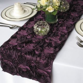  108 Rosette Satin Table Runners Wedding Decorations 20 Colors