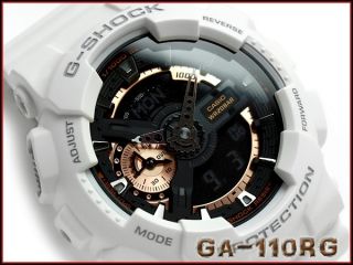 Casio G Shock Rose Gold Accented Watch GA110 GA110RG GA 110RG 7A