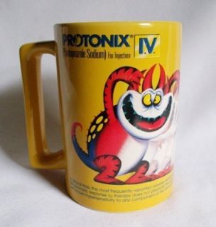 Protonix Gerd Monster Coffee Mug Cup Drug Rep RARE