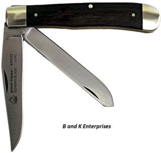 PUMA GRAND TRAPPER WOOD German Blade knife knives SGB 6440632W New In
