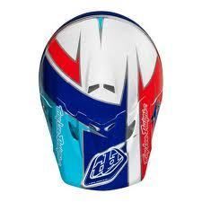 Troy Lee Designs AIR Stinger White Blue MX Helmet Medium TLD Motocross