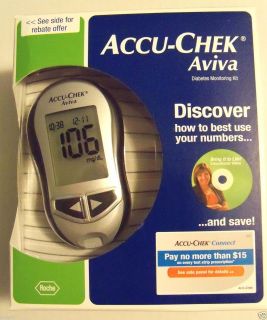 New Accu Check Aviva Blood Glucose Monitor Meter Diabetes System Kit
