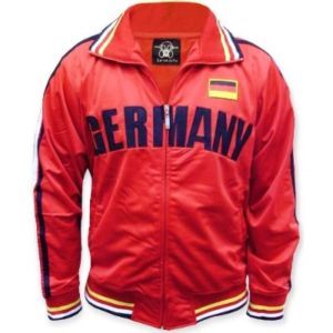 Germany Soccer Track Jacket Football Red