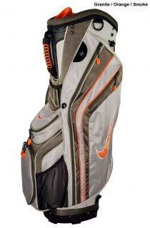 New Nike Golf Sport Cart Bag Granite Orange Smoke