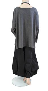DIFERA Basic Rayon Jersey Lagenlook Shirt XL