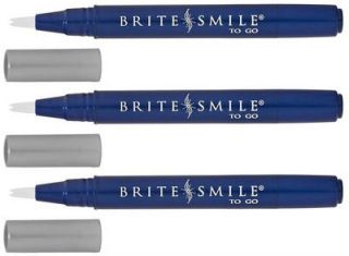 Britesmile to Go Teeth Whitening Pens 3 Pack  Brand New $45