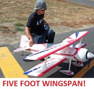 GIANT Scale 3D Pitts Hybrid 3D BiPlane Sports Plane Electric Airplane