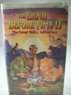 The Land Before Time II Great Valley Adventure VHS Tape 096898214230
