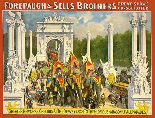  Sells Brothers great shows consolidated  Greater New Yorks greeting
