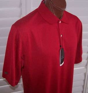 Greg Norman Golf Play Dry UV Polo Shirt Sz XL Cardnial