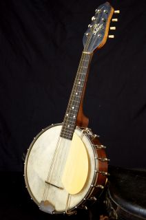Vintage 1922 Gibson MB 1 Mandolin Banjo w Case GRLC869