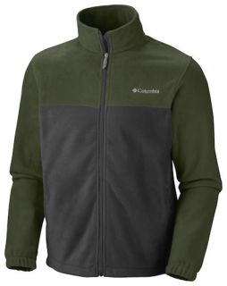  Mountain Fleece Jacket 2 0 LG Large Green Grey New Mens 2012 13