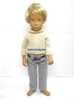 Sasha Gregor Doll Blonde Boy Blue Eyes 16 Vintage