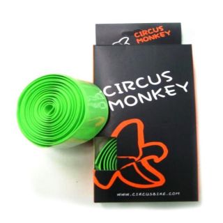Circus Monkey Handlebar Tape Wrap Green 2 Bar Plug