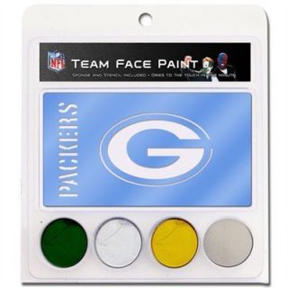 Green Bay Packers NFL Face Paint Stencil Tattoos Kit