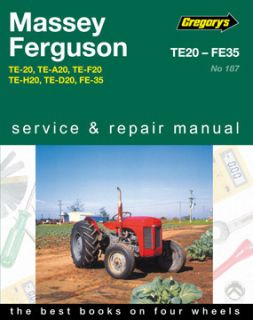 New Gregorys Workshop Repair Manual Massey Ferguson Tractor TE20 FE35