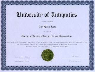This diploma is a great gift for the antiquities lover in your life.