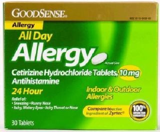 Good Sense 24 Hour All Day Allergy Relief Tablets 30 Ea
