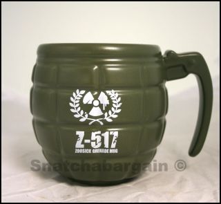 Novelty Office Green Hand Grenade Coffe Tea Mug Cup