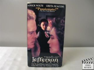 Jefferson in Paris VHS Nick Nolte Greta Scacchi Gwyneth Paltrow