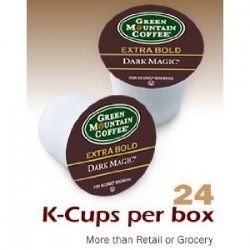 Green Mountain Coffee 24 K Cups Dark Magic Extra Bold Dark Roast