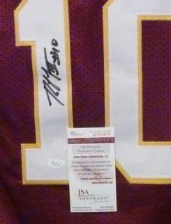 Robert Griffin III RG3 Autographed Signed Washington Redskins Red Size