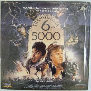 Transylvania 6 5000 Jeff Goldblum Comedy Vampire Thrillers Laserdisc