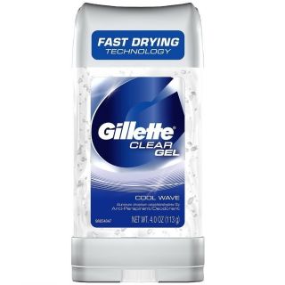 Gillette Clear Gel 4 oz Deodorant Cool Wave Anti Perspirant