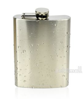  Steel Pocket Hip Flask for Gin Whisky Alcohol Wine Liquor BE0D