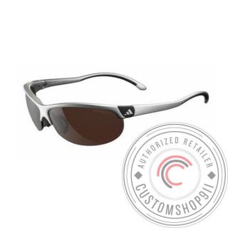 Adidas Golf Sunglasses Adizero Shiny Alumin Black L A170 6051