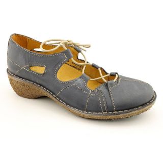 Groundhog Hage Womens Size 6 Blue Leather Oxfords Shoes UK 4 EU 37