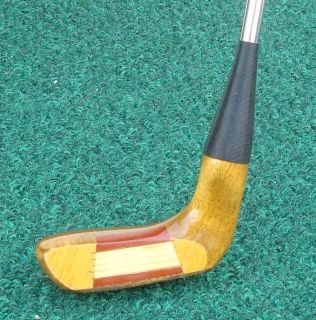 Golfsmith Custom Persimmon Wood Head Putter Very Nice