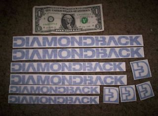 diamondback decals blue  7 25 buy it