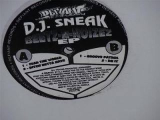 DJ SNEAK Beetz N Noizez 12 EP Defiant DR 102 (1994) VG+ Chicago House
