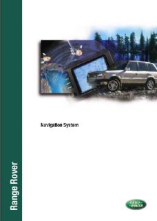 Range Rover Navigation System (35 pages)