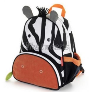 FE Girls Kids Backpack School Bag Zoo Animal Cute Lovely Canvas Lunch