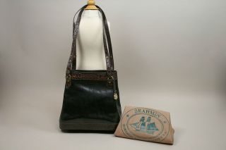 Brahmin Italian Leather Shoulder Bag Tote With Original Dust Bag Free