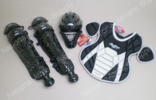 Rawlings XRD Series Catchers Gear Set with CFA1JP Helmet Adult Size