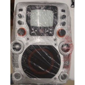 GPX JM250S Portable Home Karaoke Party Machine w Screen Mic CD G iPod