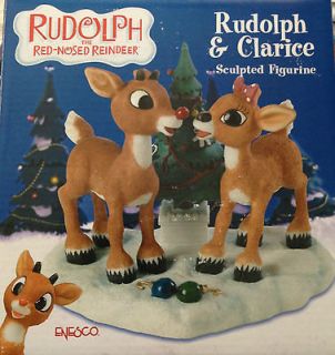 Enesco Rudolph the Red Nosed Reindeer Rudolph and Clarice Hard to