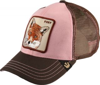 Goorin Brothers Trucker Mesh Hat Cap Fox Foxy Baby Animal Farm   Pink