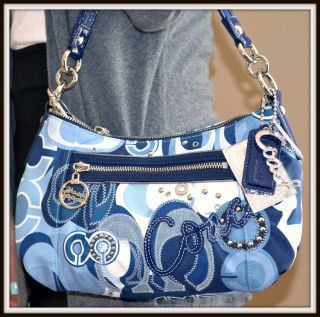  Poppy Pop C Denim Groovy Convertible Bag Blue Jean Multi 15351M