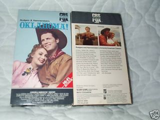 Oklahoma VHS Shirley Jones Gordon MacRae Rod Steiger