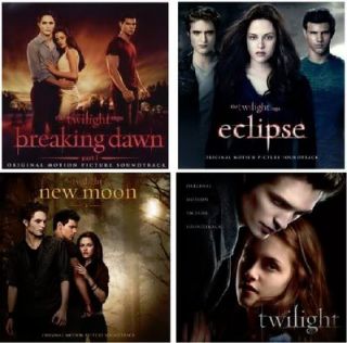 Twilight Movie Soundtrack 4 CD Set All The Music from The 1 Films