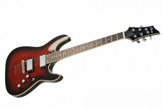Schecter C 1 Standard Guitar (Dark Brown Sunburst) ~ NEW Fastest WW