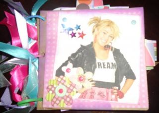 Hannah Montana Paper Bag Album Premade Scrapbook Altered Art Photo