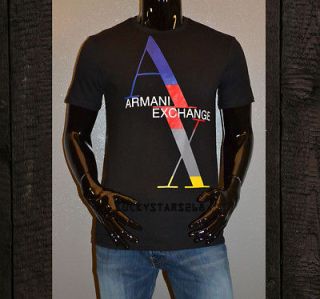 armani exchange mens short sleeve t shirt graphic tee top