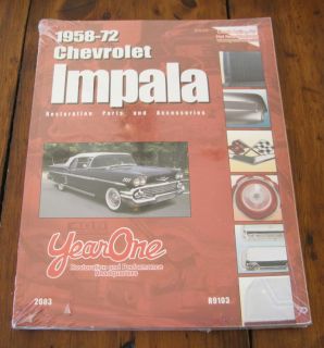 1958 72 Chevrolet Impala Yearone Restoration Parts New