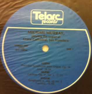MICHAEL MURRAY playing grace cathedral organ LP Mint  TELARC 5009
