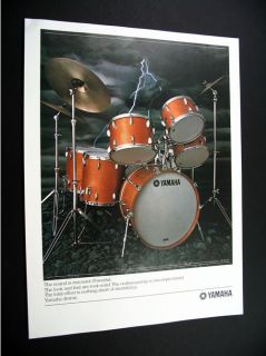 Yamaha Drums Drum Set 1982 Print Ad